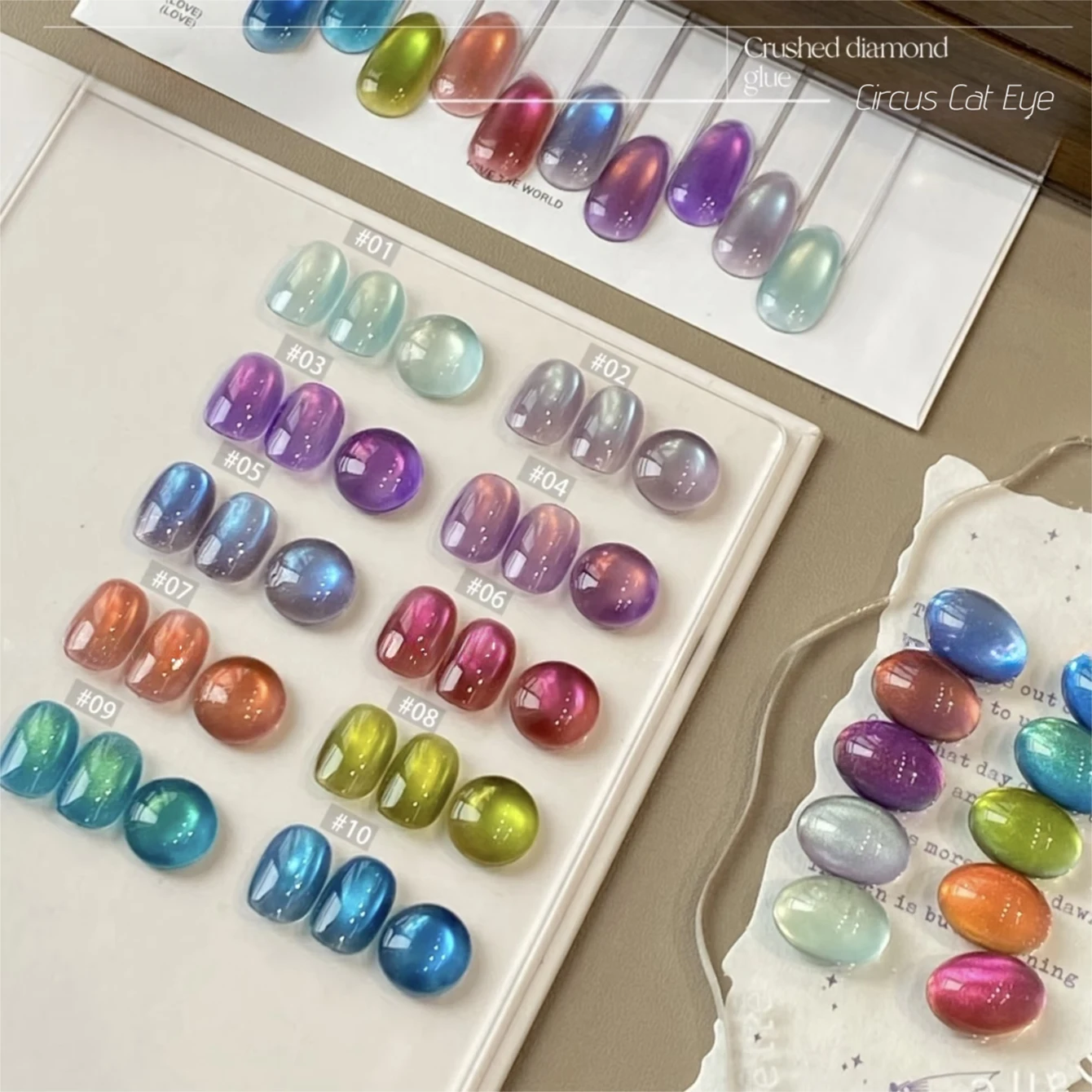 2026 New Circus Cat Eye Nail Polish Blue Nails Green Nails Strobe Popular Coloured Glass Beads Magnet Cat Eye Gel Nail Polish
2026 New Circus Cat Eye Nail Polish Blue Nails Green Nails Strobe Popular Coloured Glass Beads Magnet Cat Eye Gel Nail Polish