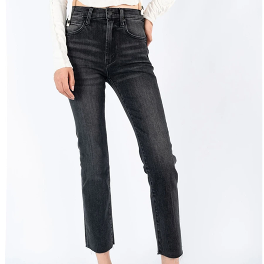 Maxdutti Minimalist Wash Grey Mid Waist Fringed Slim Fit Straight Leg Jeans Pencil Jeans Women's Jeans Woman Clothes Denim Pants
Maxdutti Minimalist Wash Grey Mid Waist Fringed Slim Fit Straight Leg Jeans Pencil Jeans Women's Jeans Woman Clothes Denim Pants