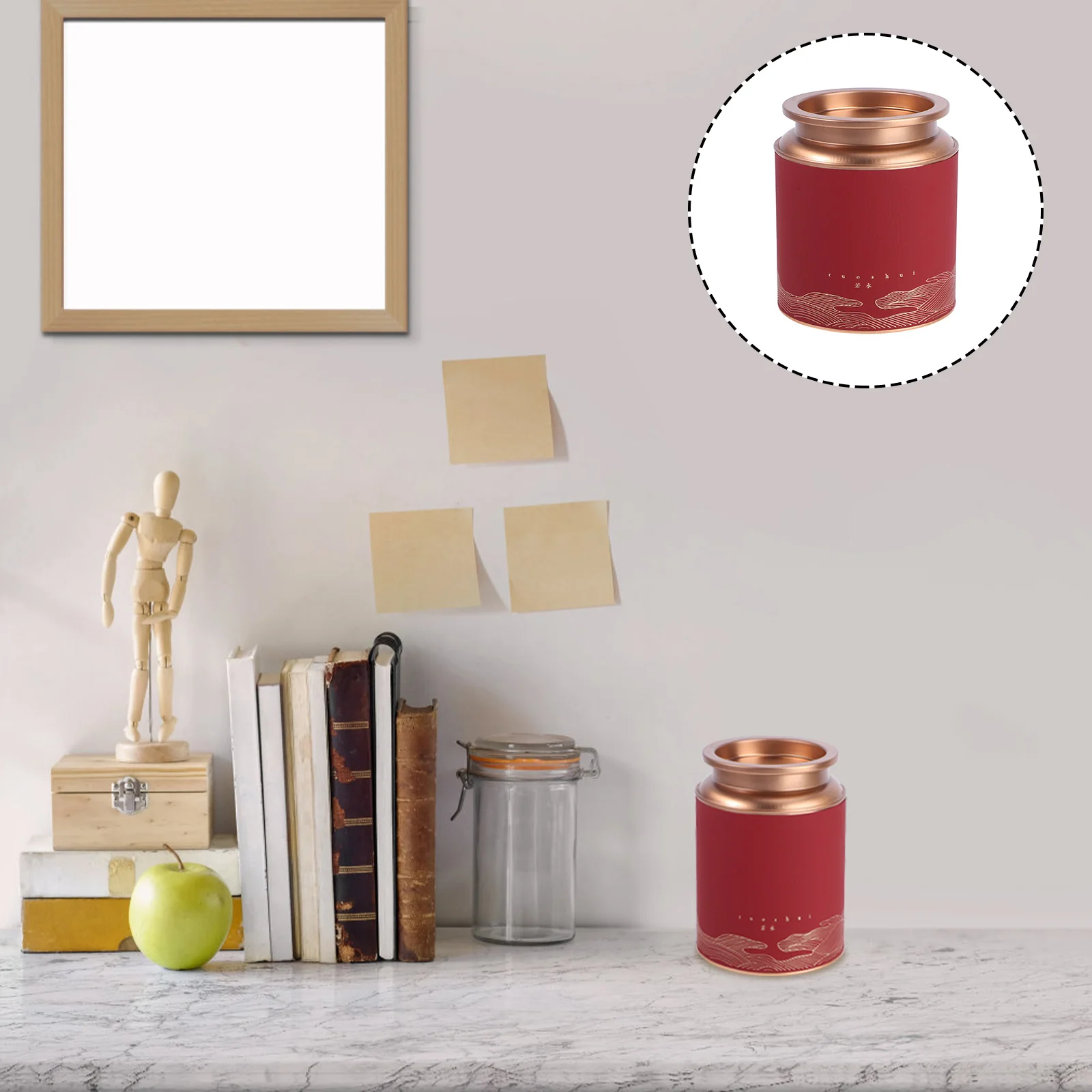 Circular Tinplate Tea Canister Sealed Container for Home Party Shop Simple Sturdy Multi Purpose Tea Jar Round Metal Box 100ml
Circular Tinplate Tea Canister Sealed Container for Home Party Shop Simple Sturdy Multi Purpose Tea Jar Round Metal Box 100ml