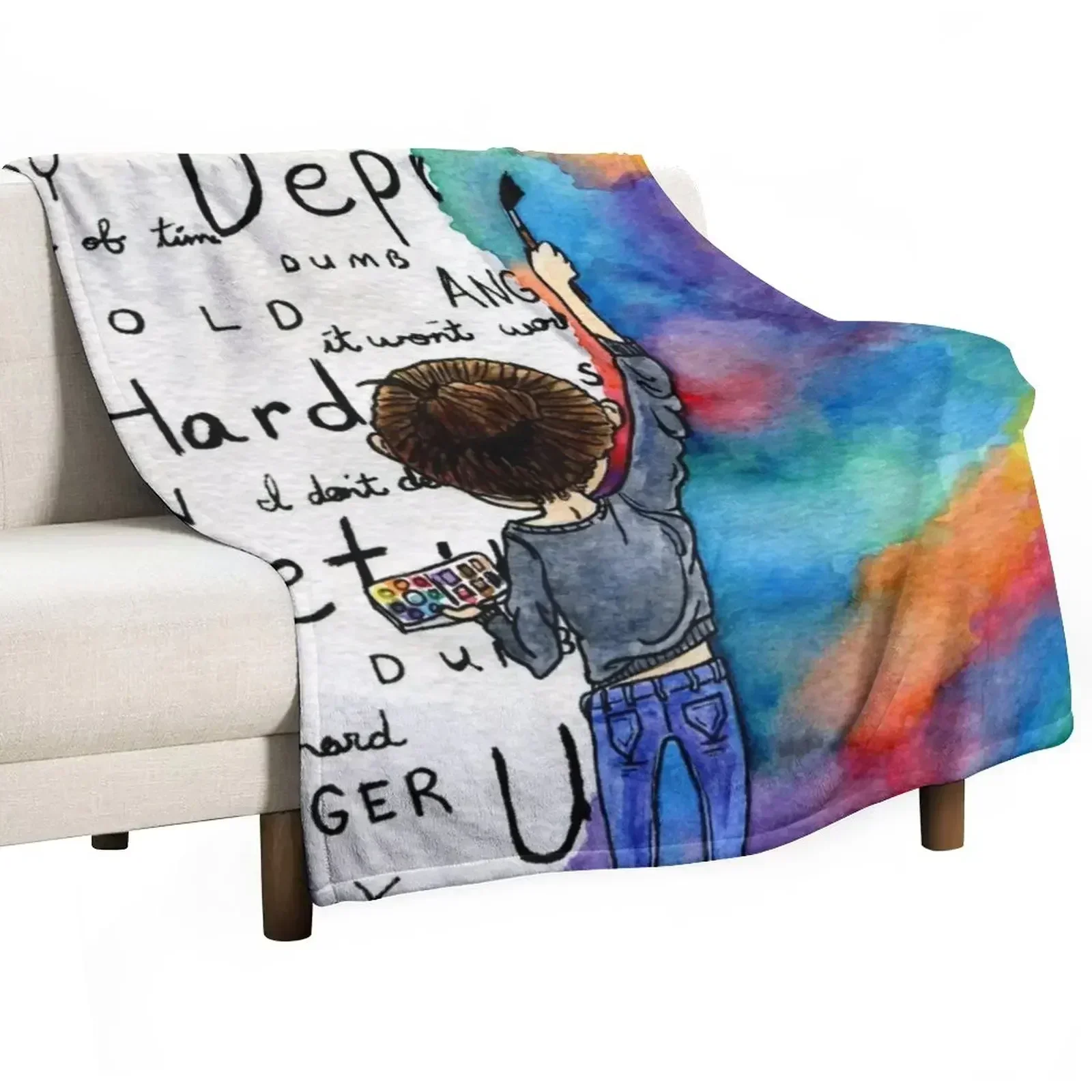 Always Keep Fighting Watercolor Painting (2015) REVAMP Throw Blanket Hairy Thermal Blankets
Always Keep Fighting Watercolor Painting (2015) REVAMP Throw Blanket Hairy Thermal Blankets