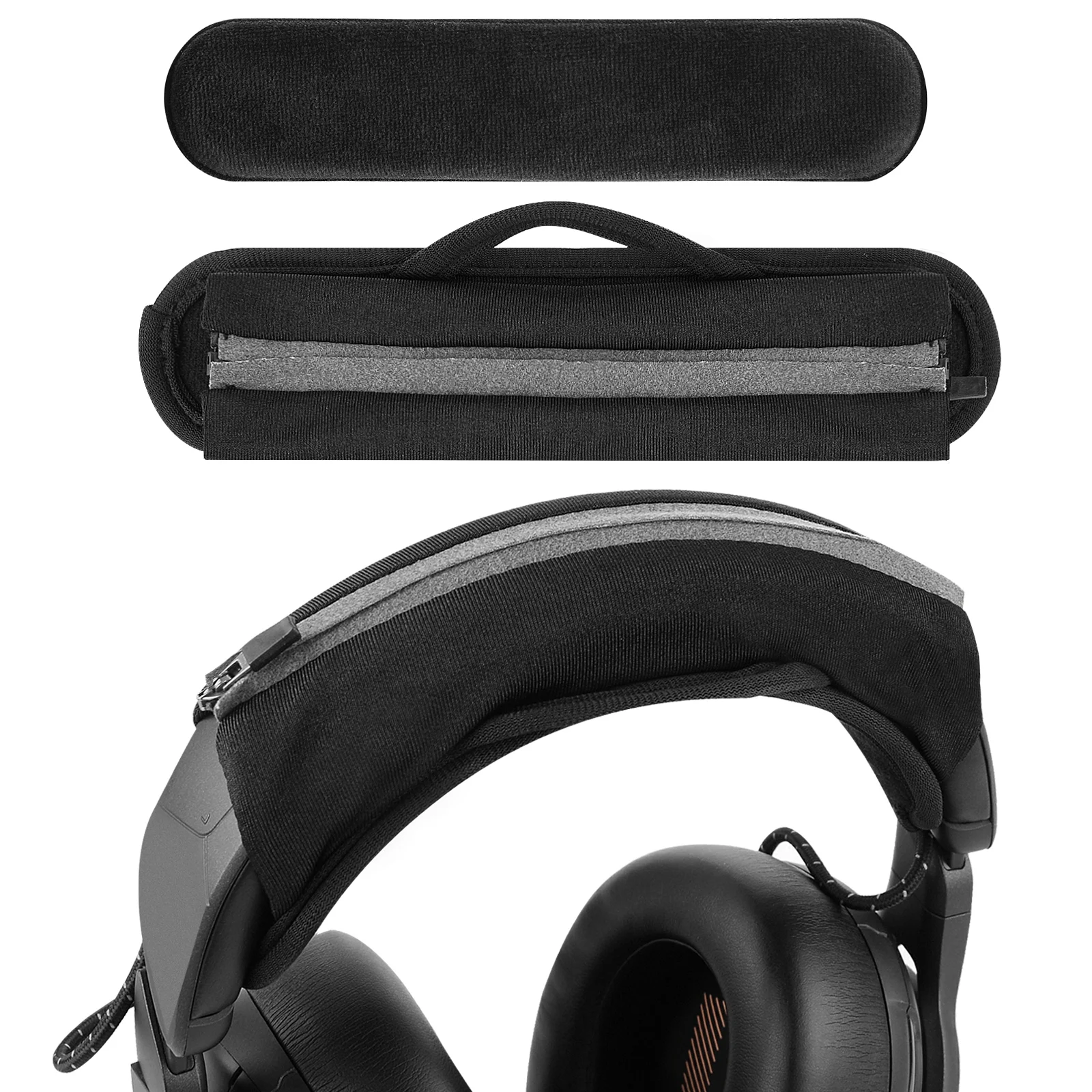 Geekria Large Hook and Loop Headband Cover + Headband Pat Set, Compatible with Corsair, JBL, Razer, Sennheiser Headsets (Velour)
Geekria Large Hook and Loop Headband Cover + Headband Pat Set, Compatible with Corsair, JBL, Razer, Sennheiser Headsets (Velour)