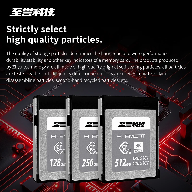 Exascend CFe-B Card Elements CFexpress TYPE-B High Speed Memory Card 128GB 256GB 512GB Reading up to 1800MB/s Class10 for Camera
Exascend CFe-B Card Elements CFexpress TYPE-B High Speed Memory Card 128GB 256GB 512GB Reading up to 1800MB/s Class10 for Camera