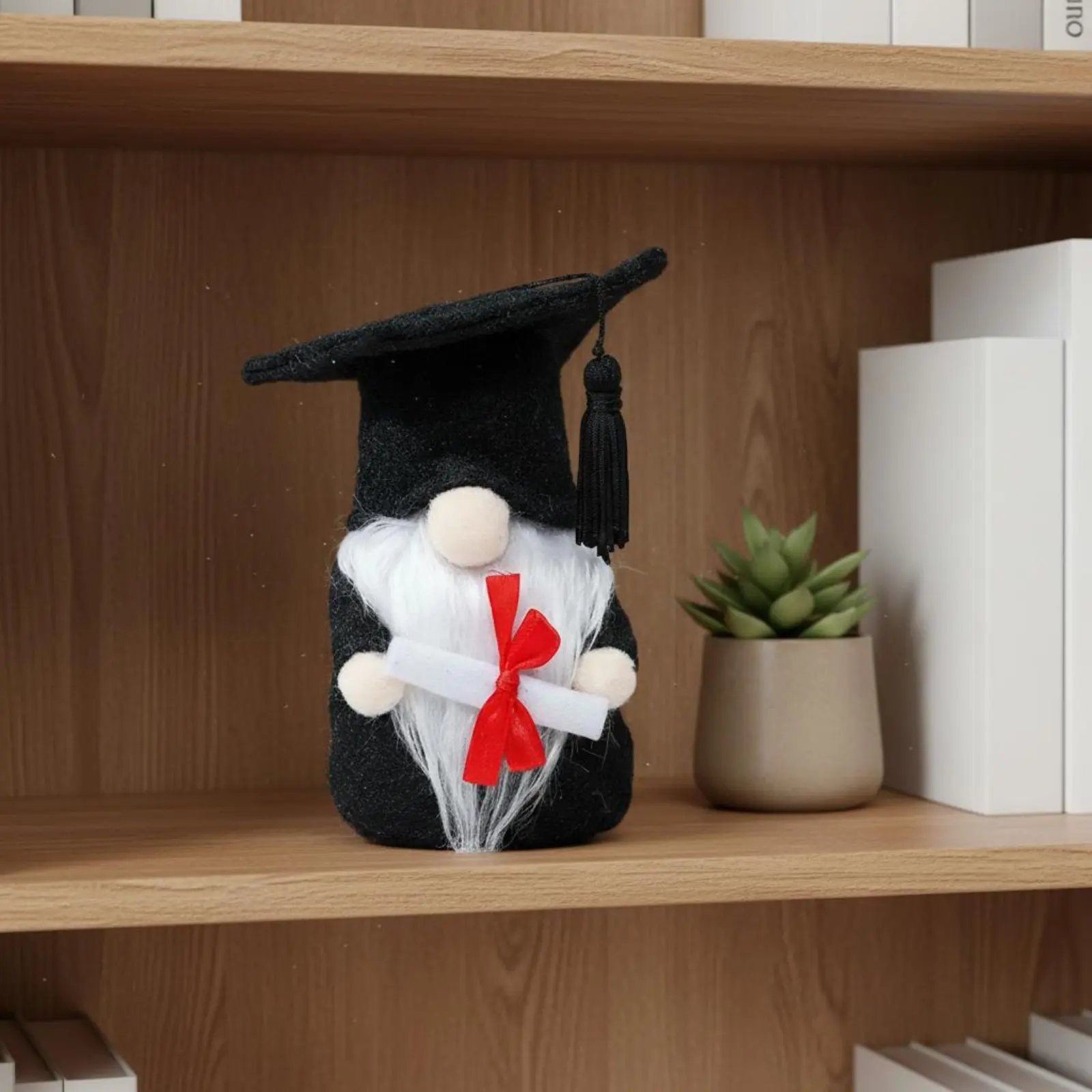 Commencement Cap Gnome Doll Cute Design Commencement Gnome Stuffed Toy House Decoration Handmade Feel for Students
Commencement Cap Gnome Doll Cute Design Commencement Gnome Stuffed Toy House Decoration Handmade Feel for Students