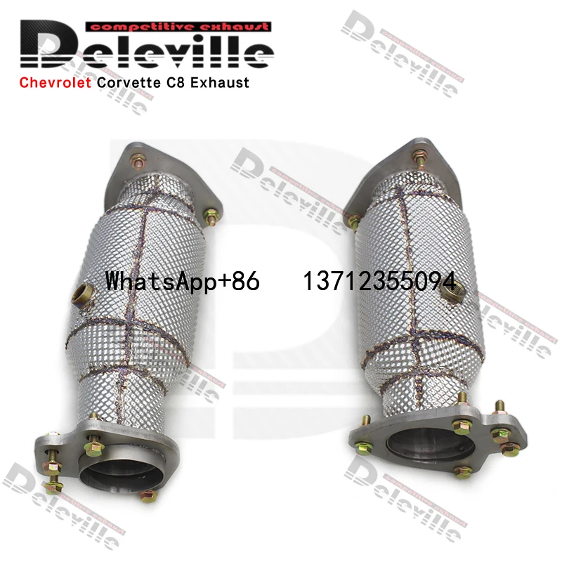 Auto Performance Parts for Chevrolet CORVETTE C8 2019-2023 Stainless Steel Exhaust Downpipes with Catalysis 100/200/300 Cel
Auto Performance Parts for Chevrolet CORVETTE C8 2019-2023 Stainless Steel Exhaust Downpipes with Catalysis 100/200/300 Cel