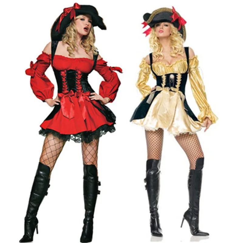 Bear House AA Woman Caribbean Pirate Dress Girls Female Hat Party Cosplay Costume Clothes Halloween Role New 2025 WKD001
Bear House AA Woman Caribbean Pirate Dress Girls Female Hat Party Cosplay Costume Clothes Halloween Role New 2025 WKD001