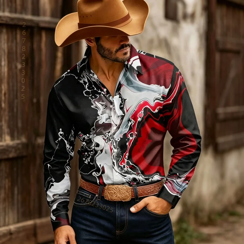 2026 New Men's Shirt Personalized Printed Shirt Retro Personalized Long Sleeve Top Street Style Trendy Casual Men's Wear
2026 New Men's Shirt Personalized Printed Shirt Retro Personalized Long Sleeve Top Street Style Trendy Casual Men's Wear