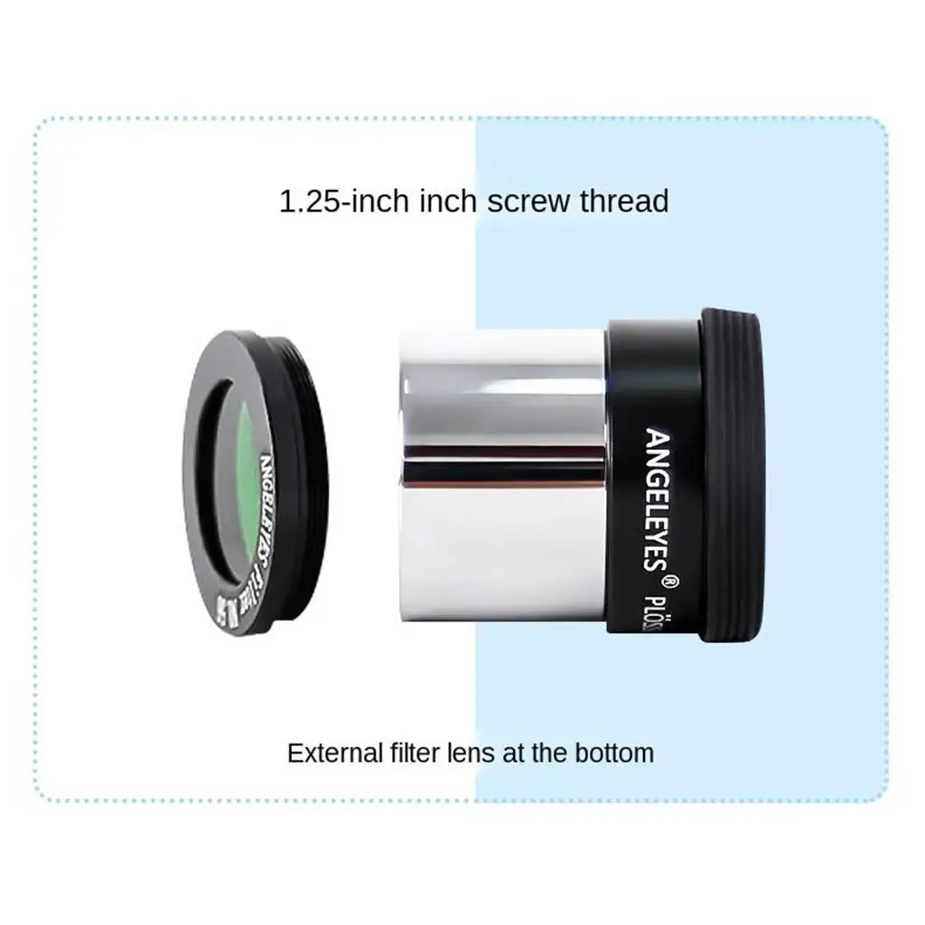 Gazechimp 1.25'' 10mm Plossl PL Eyepiece for Astronomical Telescope Accessories
Gazechimp 1.25'' 10mm Plossl PL Eyepiece for Astronomical Telescope Accessories