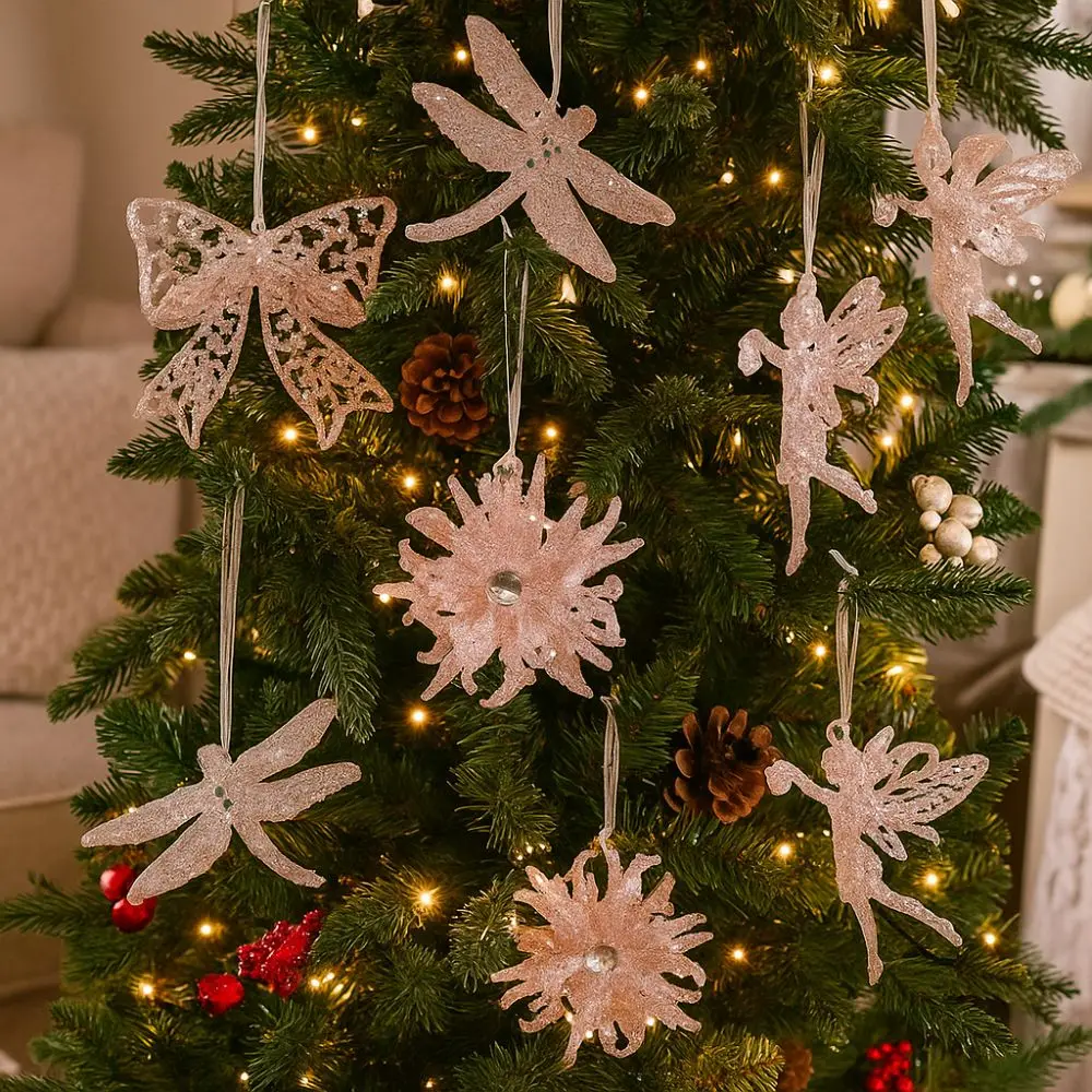 Glitter Christmas Tree Pendant Plastic Candy Butterfly Artificial Christmas Decoration Slightly Sticky Cartoon
Glitter Christmas Tree Pendant Plastic Candy Butterfly Artificial Christmas Decoration Slightly Sticky Cartoon