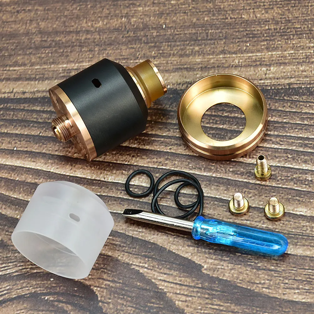 NarDA Style 22mm RDA Rebuildable Dripping Vape Atomizer Single coil rda 316ss rda tank with BF Pin
NarDA Style 22mm RDA Rebuildable Dripping Vape Atomizer Single coil rda 316ss rda tank with BF Pin