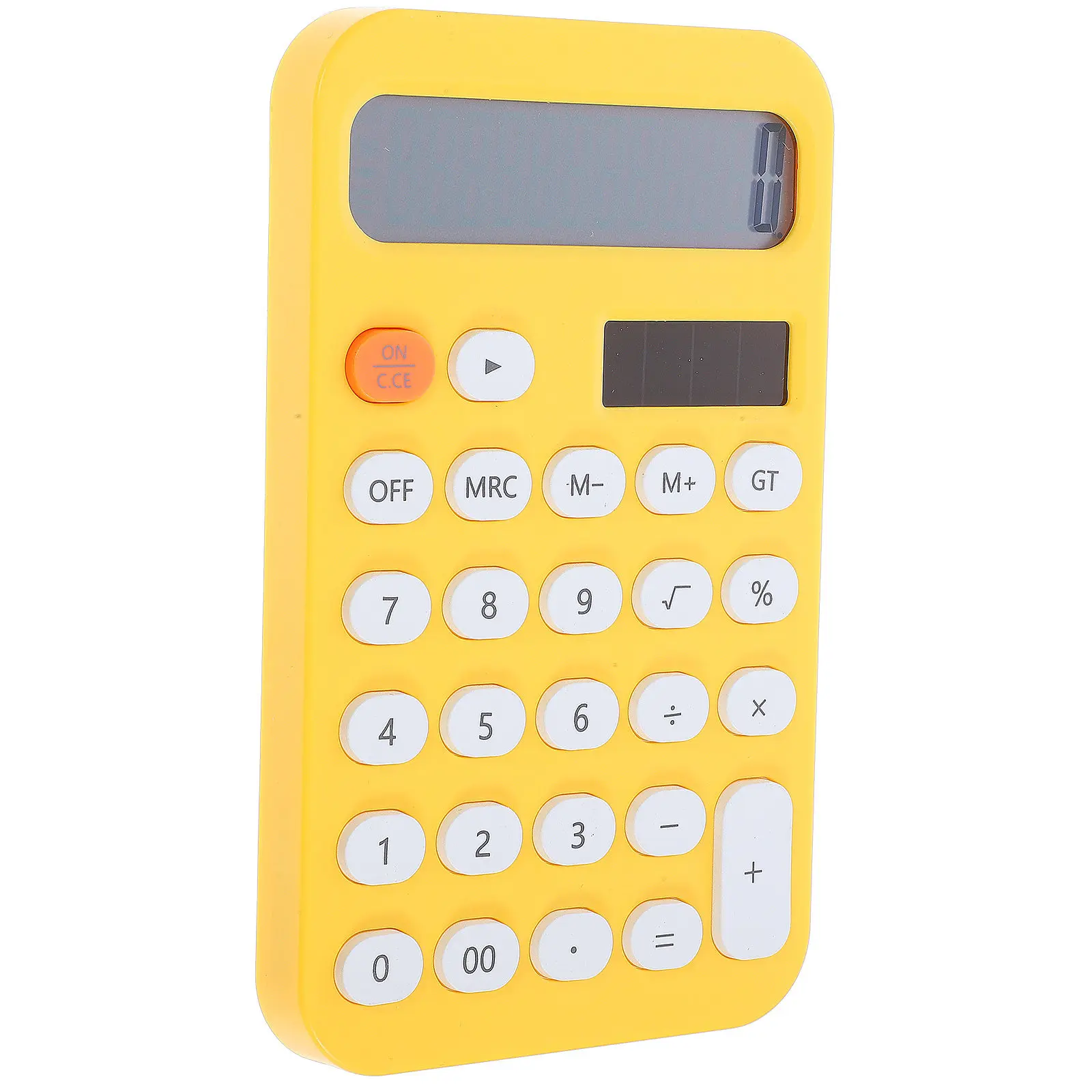 Powered Portable Desktop Calculator ABS Plastic Office Calculating Tool Student Aid Basic Counting Supply