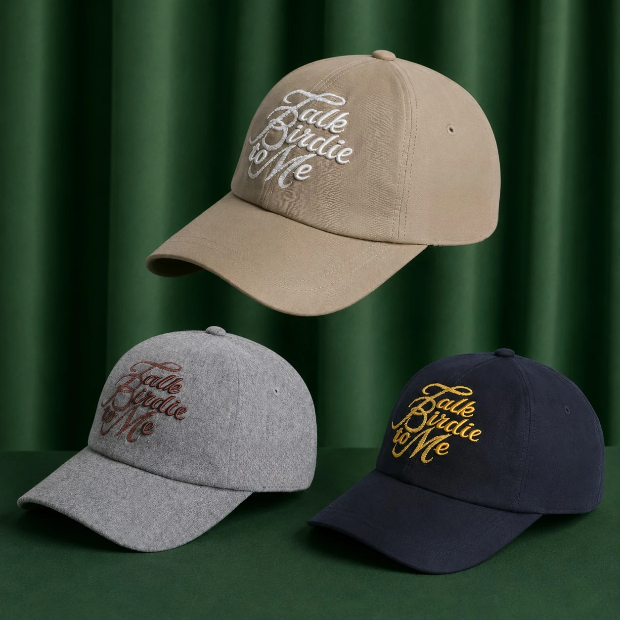 Embroidered Golf Slogan Baseball Cap Unisex Adjustable Metal Buckle Dad Hat Summer Breathable Casual Sunscreen Snapback Caps
Embroidered Golf Slogan Baseball Cap Unisex Adjustable Metal Buckle Dad Hat Summer Breathable Casual Sunscreen Snapback Caps