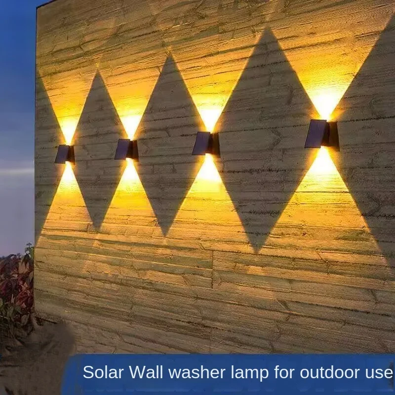 Solar Wall Light LED Outdoor Garden Villa Courtyard Wall Decoration Up and Down Luminous Spotlight Wall Washing Light
Solar Wall Light LED Outdoor Garden Villa Courtyard Wall Decoration Up and Down Luminous Spotlight Wall Washing Light