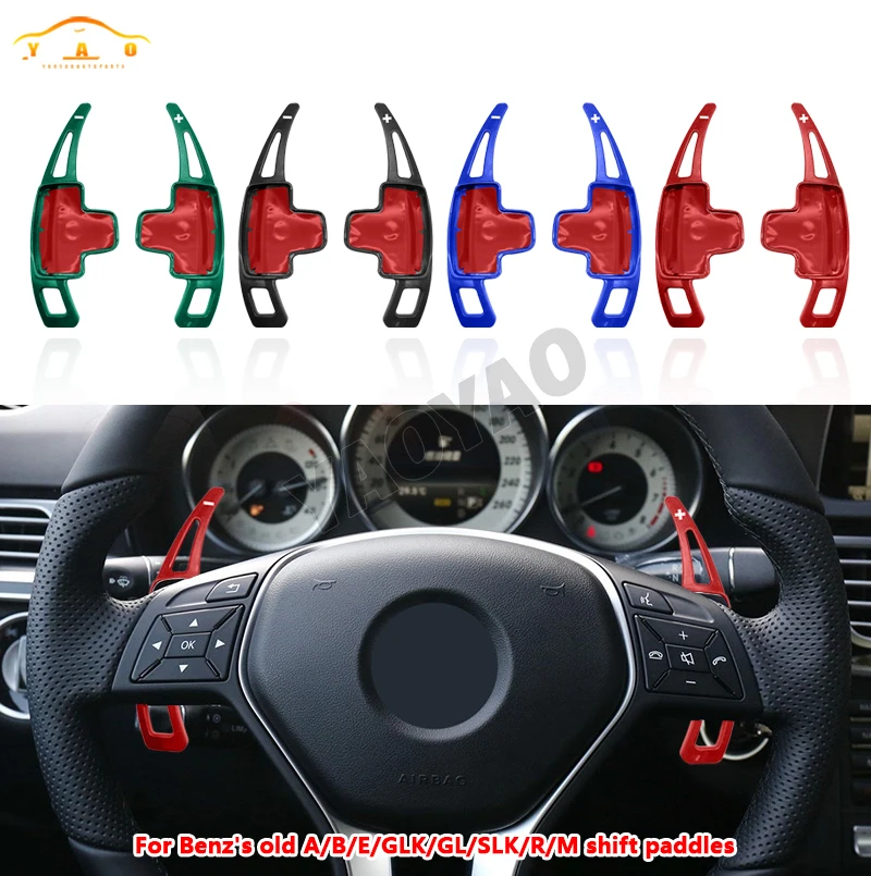 Cars Accessories Decoration 2 Pcs ABS Steering Wheel Paddle Shifter For Mercedes Benz A B GL GLA R SLK M E Class
Cars Accessories Decoration 2 Pcs ABS Steering Wheel Paddle Shifter For Mercedes Benz A B GL GLA R SLK M E Class