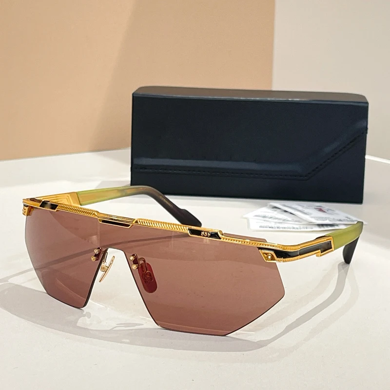 889s Sunglasses Women Iregular Alloy Boundless Designer Men' Acetate High Quality Goggle Fashion Brand UV400 Glasses with Case
889s Sunglasses Women Iregular Alloy Boundless Designer Men' Acetate High Quality Goggle Fashion Brand UV400 Glasses with Case