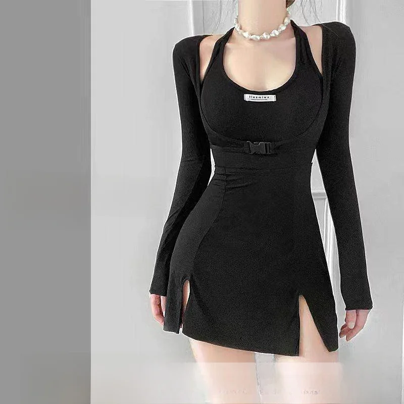 Conservative Sle Women's Swimsuit Two-Piece Set Long Sve Skirt Design Cover up Slimming Hot Girl Suit Nylon Fabric
Conservative Sle Women's Swimsuit Two-Piece Set Long Sve Skirt Design Cover up Slimming Hot Girl Suit Nylon Fabric
