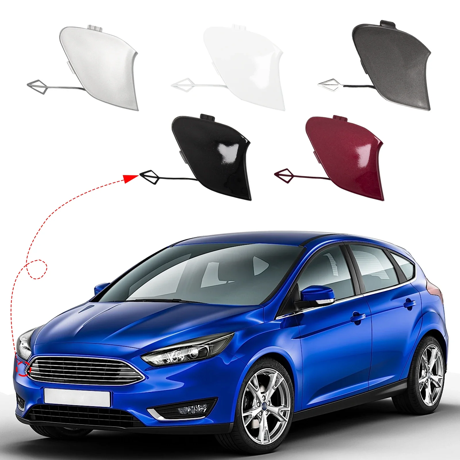 OLANGDA Front Bumper Tow Hook Cover Cap Towing Eye For Ford Focus MK3 III Accessories 2014 2015 2016 2017 2018 F1EB-17A989 F1EB1
OLANGDA Front Bumper Tow Hook Cover Cap Towing Eye For Ford Focus MK3 III Accessories 2014 2015 2016 2017 2018 F1EB-17A989 F1EB1