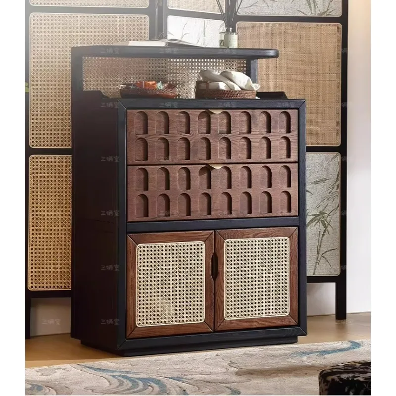 LTT French retro bedroom four-chest cabinet medieval American black wabi-sabi drawer cabinet
LTT French retro bedroom four-chest cabinet medieval American black wabi-sabi drawer cabinet