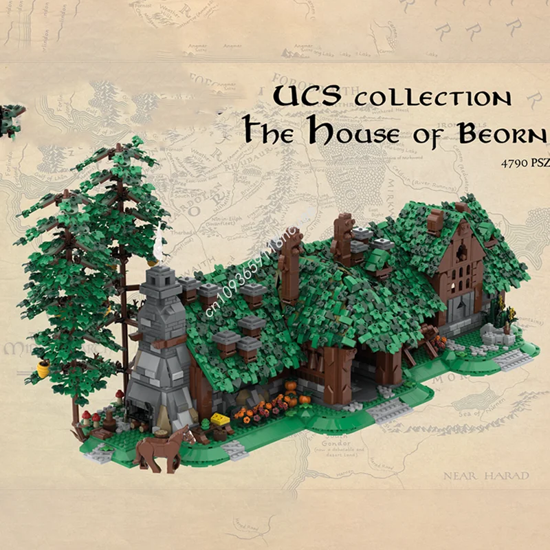 4790 шт. MOC UCS The House Beorn Rings Модель Строительные блоки Идея игрушек Архитектура креативные детские рождественские подарки
4790 шт. MOC UCS The House Beorn Rings Модель Строительные блоки Идея игрушек Архитектура креативные детские рождественские подарки