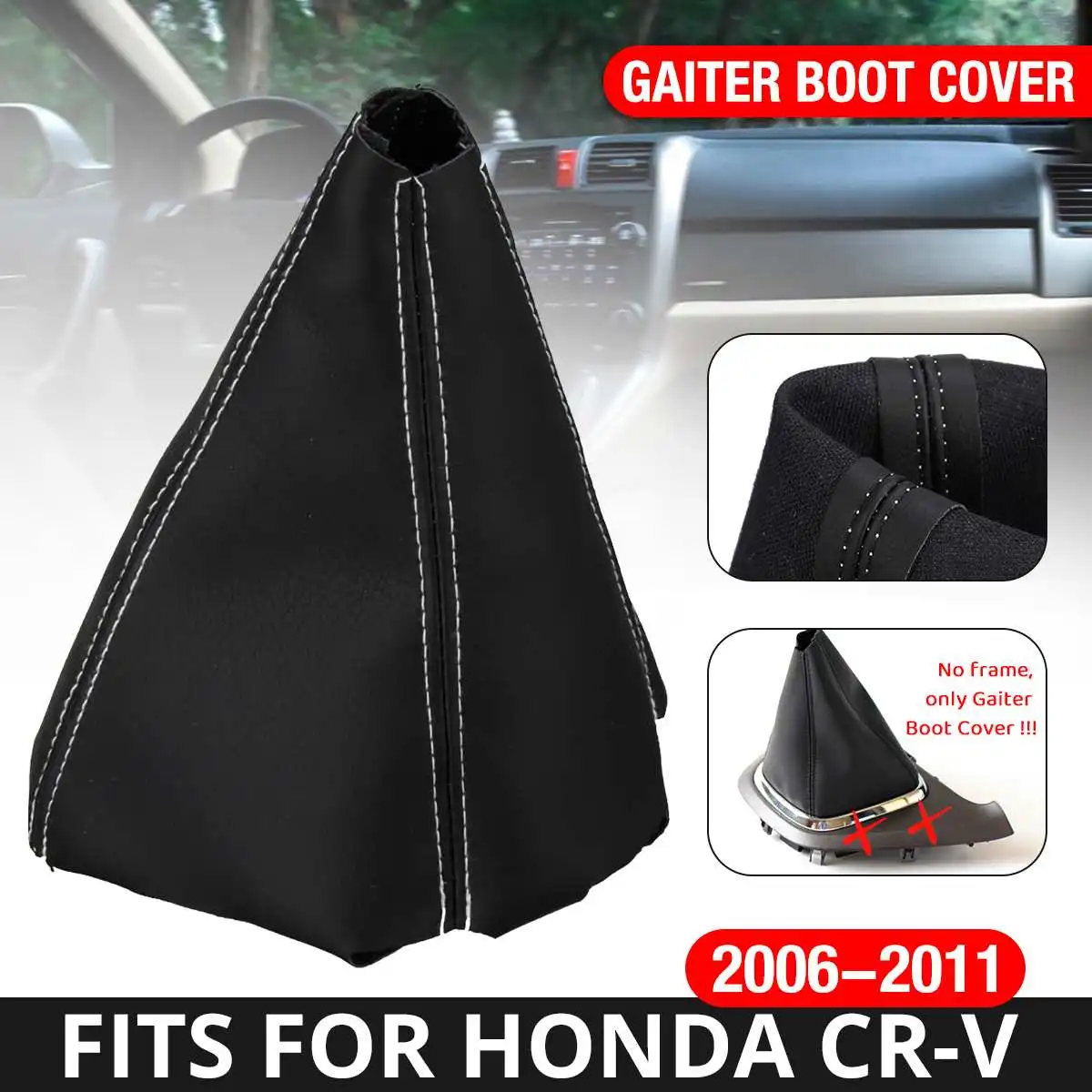 1pcs Gear Stick Gaiter Boot Cover PU Leather White Stitching For Honda CR-V CRV 2006-2011
1pcs Gear Stick Gaiter Boot Cover PU Leather White Stitching For Honda CR-V CRV 2006-2011