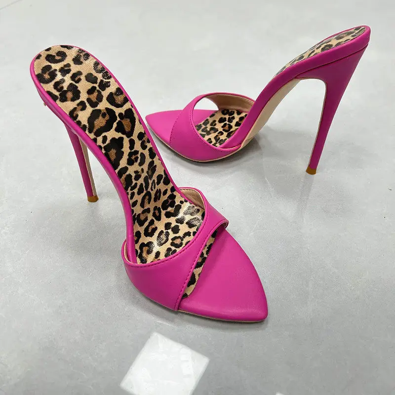 Rose Red Matte Sheep Mop Women’s Slippers Pointed Peep Toe Slip On Leopard Print Sandals For Women 10-12cm Thin High Heels Sexy
Rose Red Matte Sheep Mop Women’s Slippers Pointed Peep Toe Slip On Leopard Print Sandals For Women 10-12cm Thin High Heels Sexy