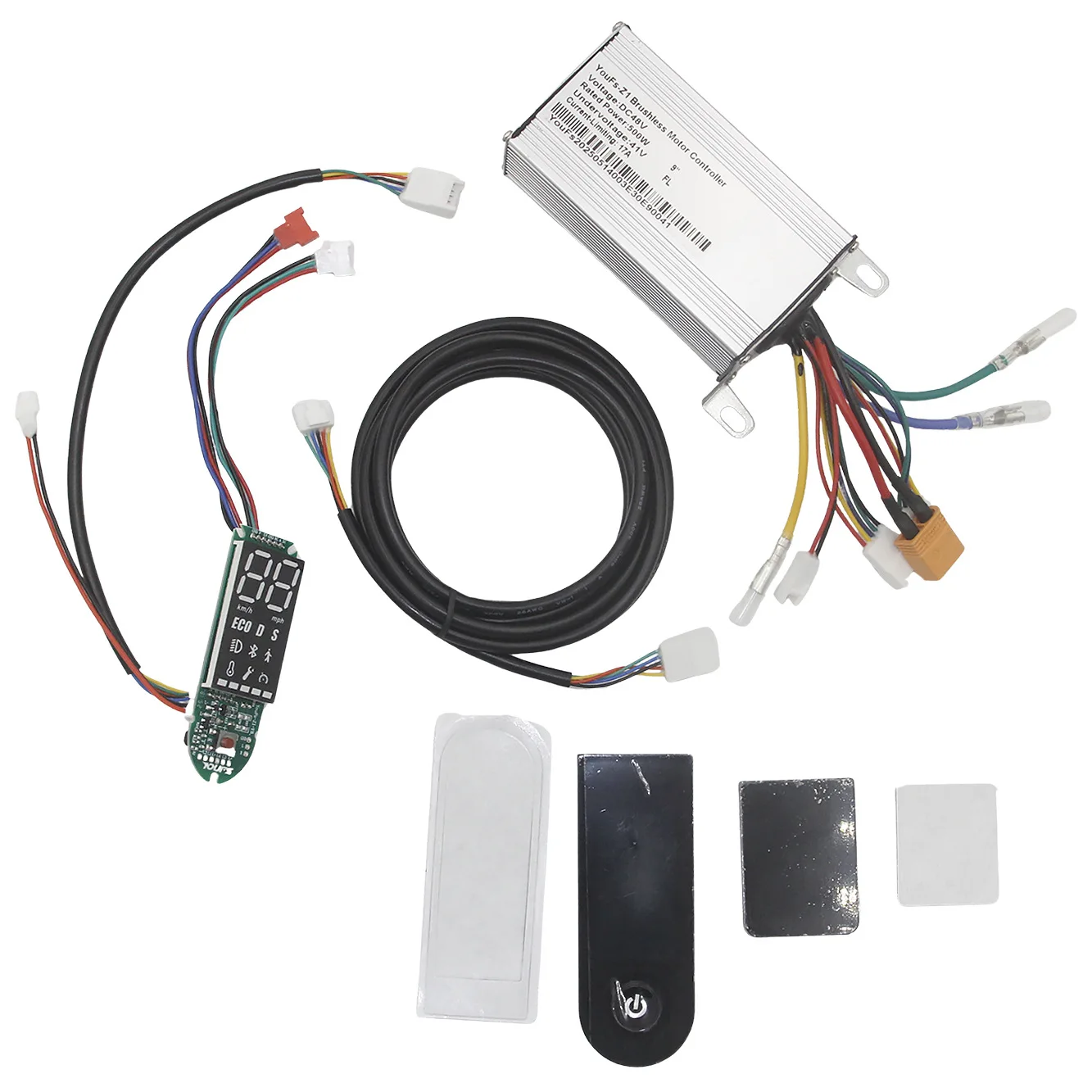 Electric Scooter Accessories Controller Complete Set Digital Display 48V 500W Scooter Controller Instrument Control Cable Set 
Electric Scooter Accessories Controller Complete Set Digital Display 48V 500W Scooter Controller Instrument Control Cable Set