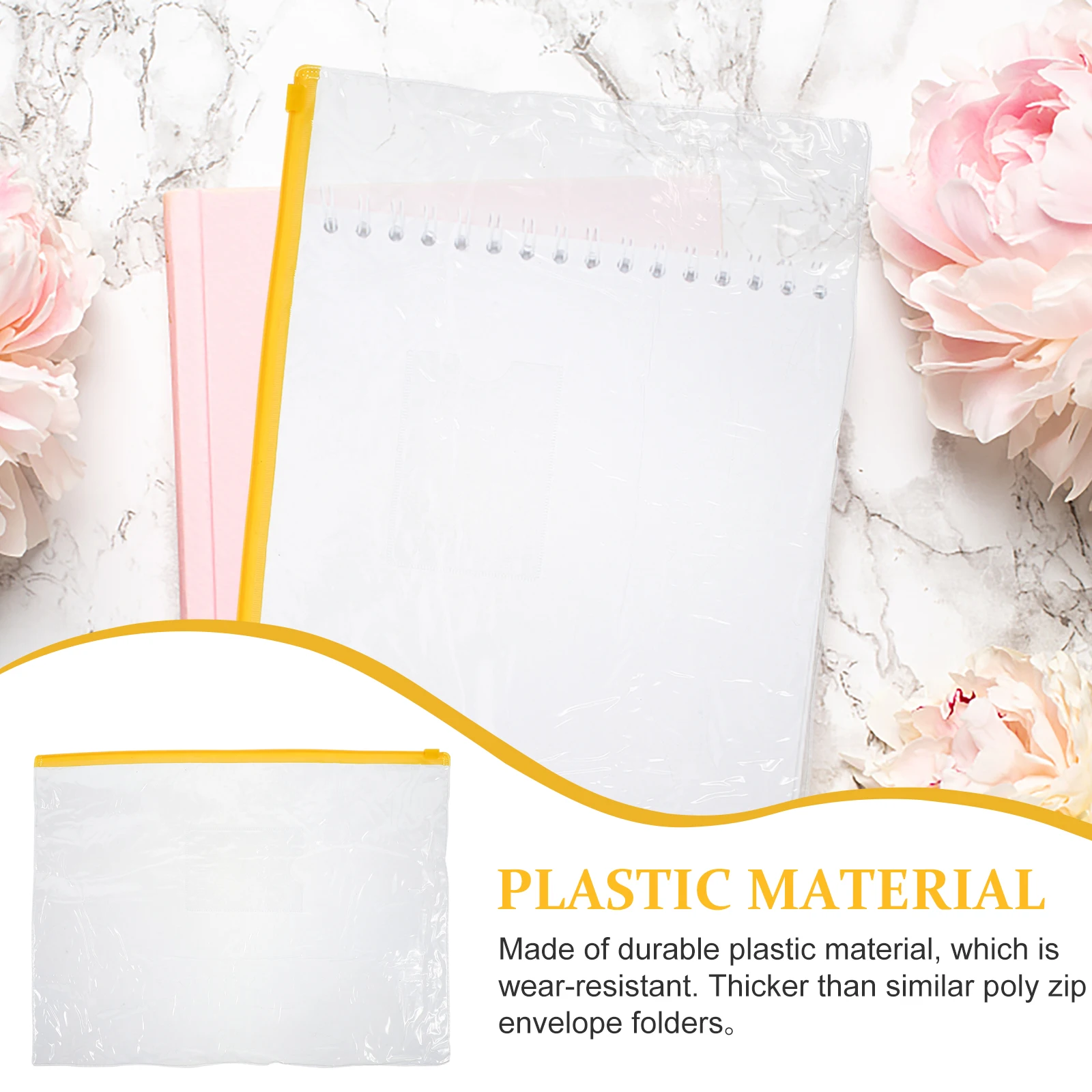 20 Pcs Plastic Zipper Folder File Storage Files with Wash Bag Paper Document Holder Organization Expandable Envelope Pocket
20 Pcs Plastic Zipper Folder File Storage Files with Wash Bag Paper Document Holder Organization Expandable Envelope Pocket