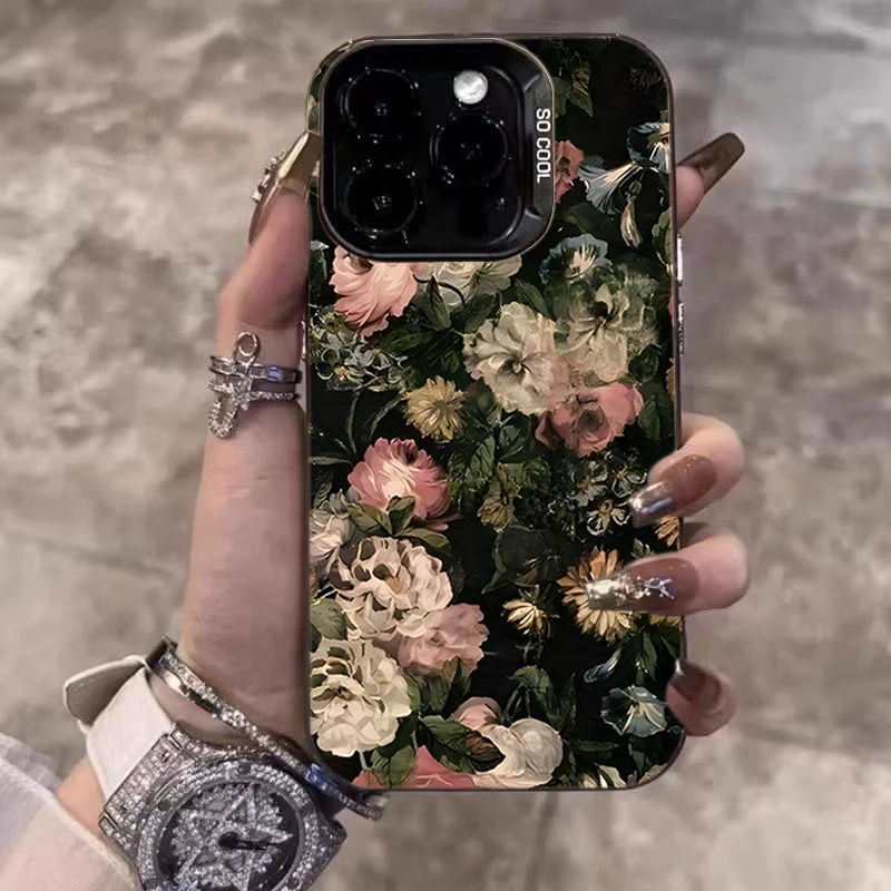 A Stylish Phone Case For iPhone 17 11 12 13 14 15 16 Pro Max XS XR X 8 7 Plus 17E 16E Air Floral Pattern And Laser Effects Cover
A Stylish Phone Case For iPhone 17 11 12 13 14 15 16 Pro Max XS XR X 8 7 Plus 17E 16E Air Floral Pattern And Laser Effects Cover