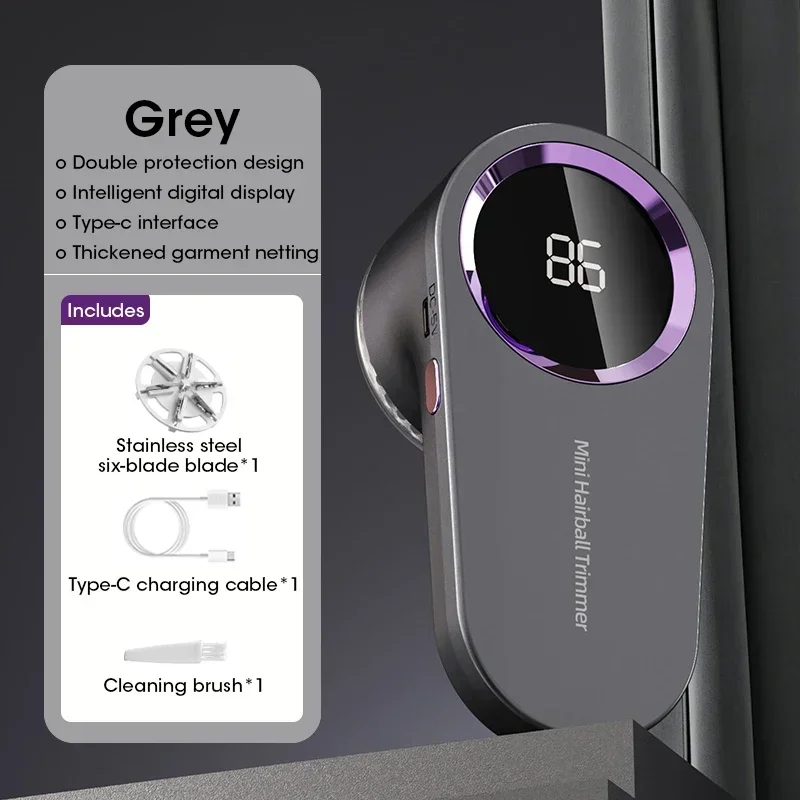 Средство для удаления ворса с одежды, портативное электрическое средство для удаления пуха, светодиодный дисплей, перезаряжаемая для одежды, тканевая бритва, средство для удаления пуха
Средство для удаления ворса с одежды, портативное электрическое средство для удаления пуха, светодиодный дисплей, перезаряжаемая для одежды, тканевая бритва, средство для удаления пуха