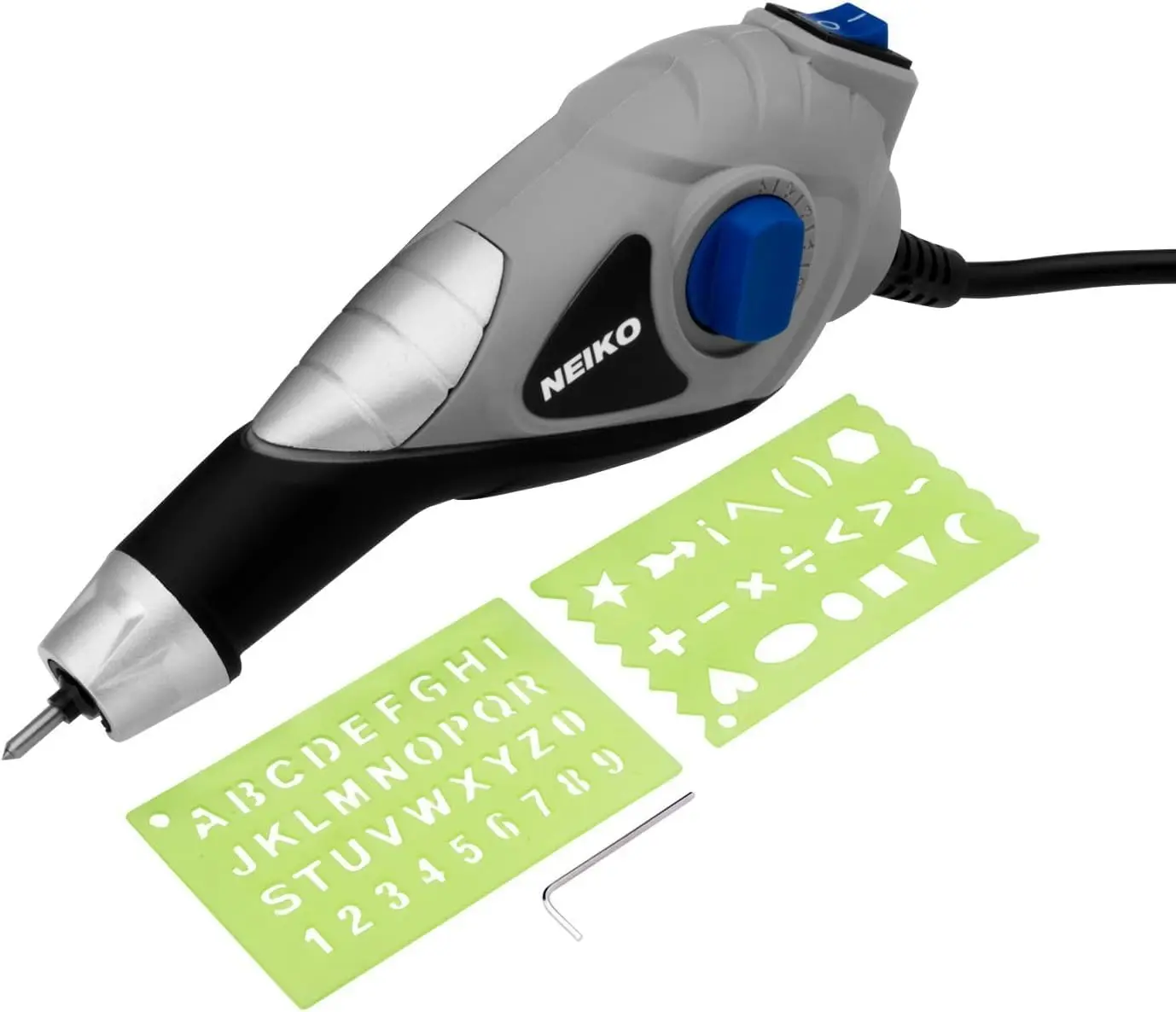 Electric Engraver Tool, Tungsten Carbide Tip Engraving Pen for Metal, Wood, Glass, Plastic, Adjustable Stroke Depth, with
Electric Engraver Tool, Tungsten Carbide Tip Engraving Pen for Metal, Wood, Glass, Plastic, Adjustable Stroke Depth, with