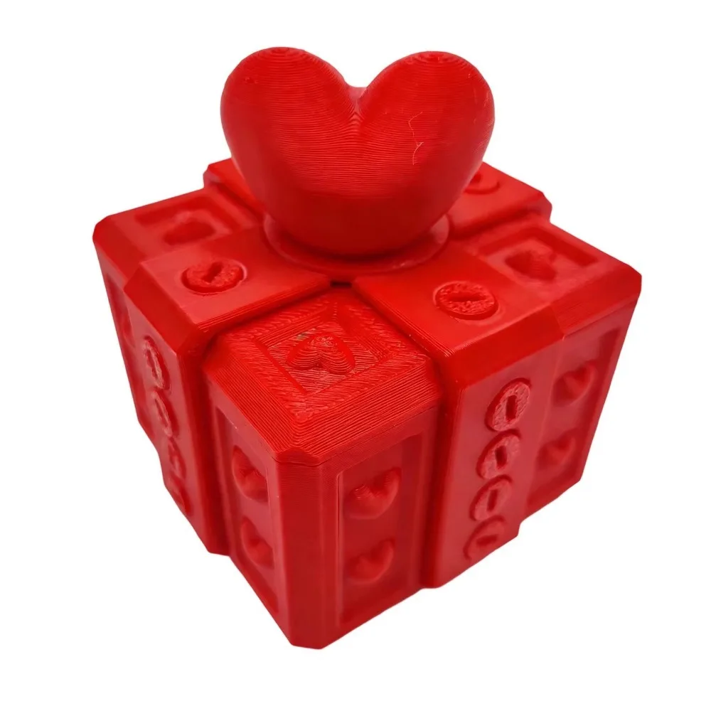 Funny Annoying Gift Box Creative Love Heart Prank Storage Box Novelty 3D Printed Figurines Puzzle Box Ornament Funny Fidget
Funny Annoying Gift Box Creative Love Heart Prank Storage Box Novelty 3D Printed Figurines Puzzle Box Ornament Funny Fidget