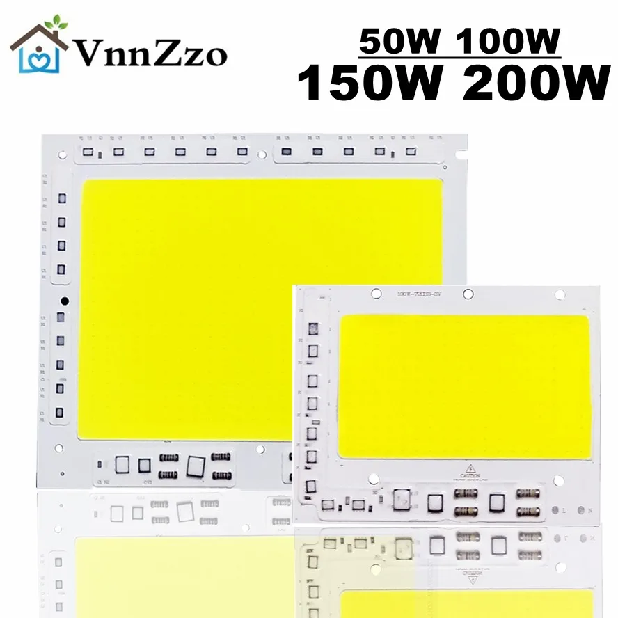 200W LED COB Chip 150W 100W 200-240V Smart IC No Need Driver 220V LED Lamp for Flood Light Spotlight DIY Lighting Light Source
200W LED COB Chip 150W 100W 200-240V Smart IC No Need Driver 220V LED Lamp for Flood Light Spotlight DIY Lighting Light Source