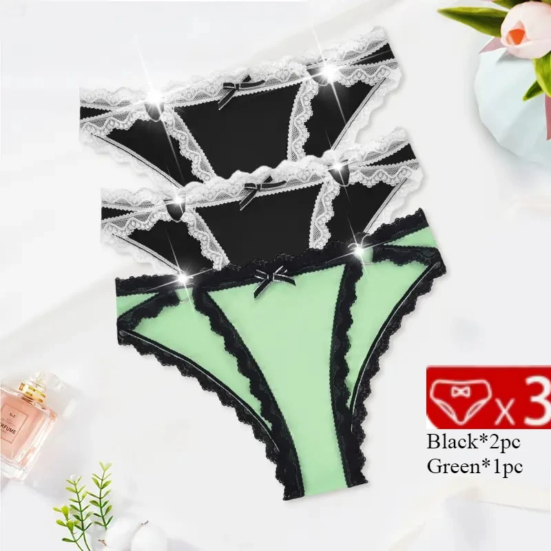 3 шт./упак., сексуальное женское белье с низкой посадкой и бантом, сексуальные кружевные женские трусики, элегантные женские трусы, удобное дышащее женское нижнее белье
3 шт./упак., сексуальное женское белье с низкой посадкой и бантом, сексуальные кружевные женские трусики, элегантные женские трусы, удобное дышащее женское нижнее белье