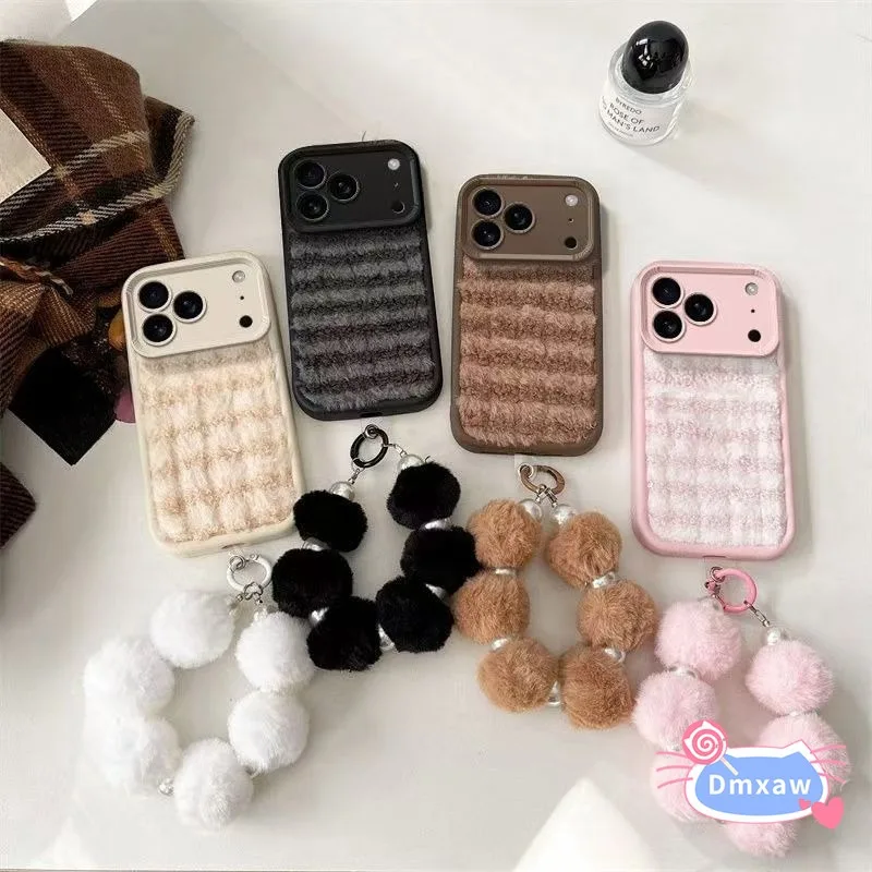 Cute Winter Plush Phone Case For Huawei Nova 14 14i 13 13i 12 12i 11 11i 10 9 Pro SE 5G 4G Stripe Soft Cover With Pearl Bracelet
Cute Winter Plush Phone Case For Huawei Nova 14 14i 13 13i 12 12i 11 11i 10 9 Pro SE 5G 4G Stripe Soft Cover With Pearl Bracelet