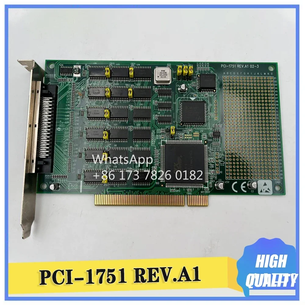 48-Channel Universal Digital I/O And Counting Card PCI-1751 REV.A1 For Advantech
48-Channel Universal Digital I/O And Counting Card PCI-1751 REV.A1 For Advantech