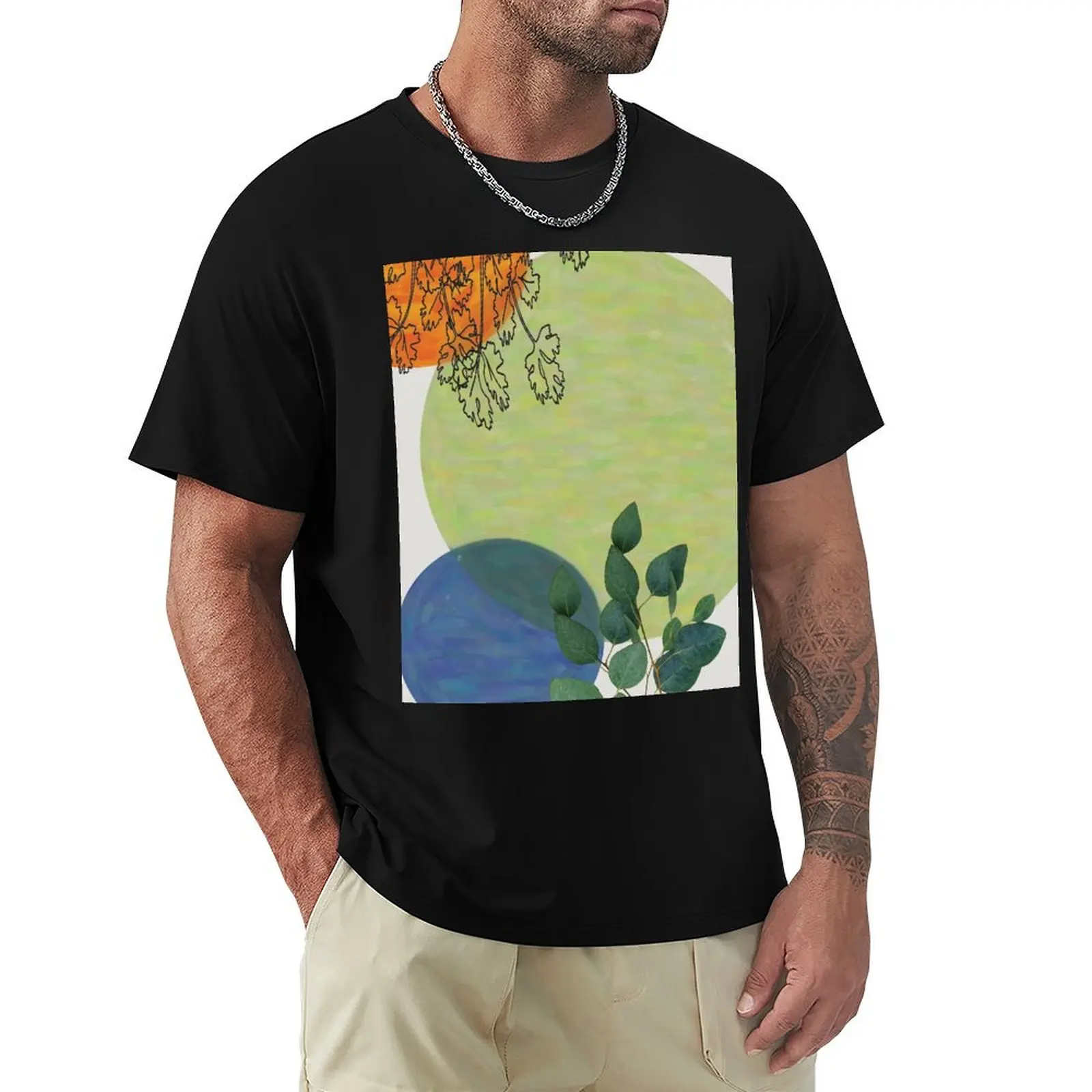 Collage: painting, drawing and leaves T-Shirt Lightweight Cooling Short Sleeve Tee
Collage: painting, drawing and leaves T-Shirt Lightweight Cooling Short Sleeve Tee