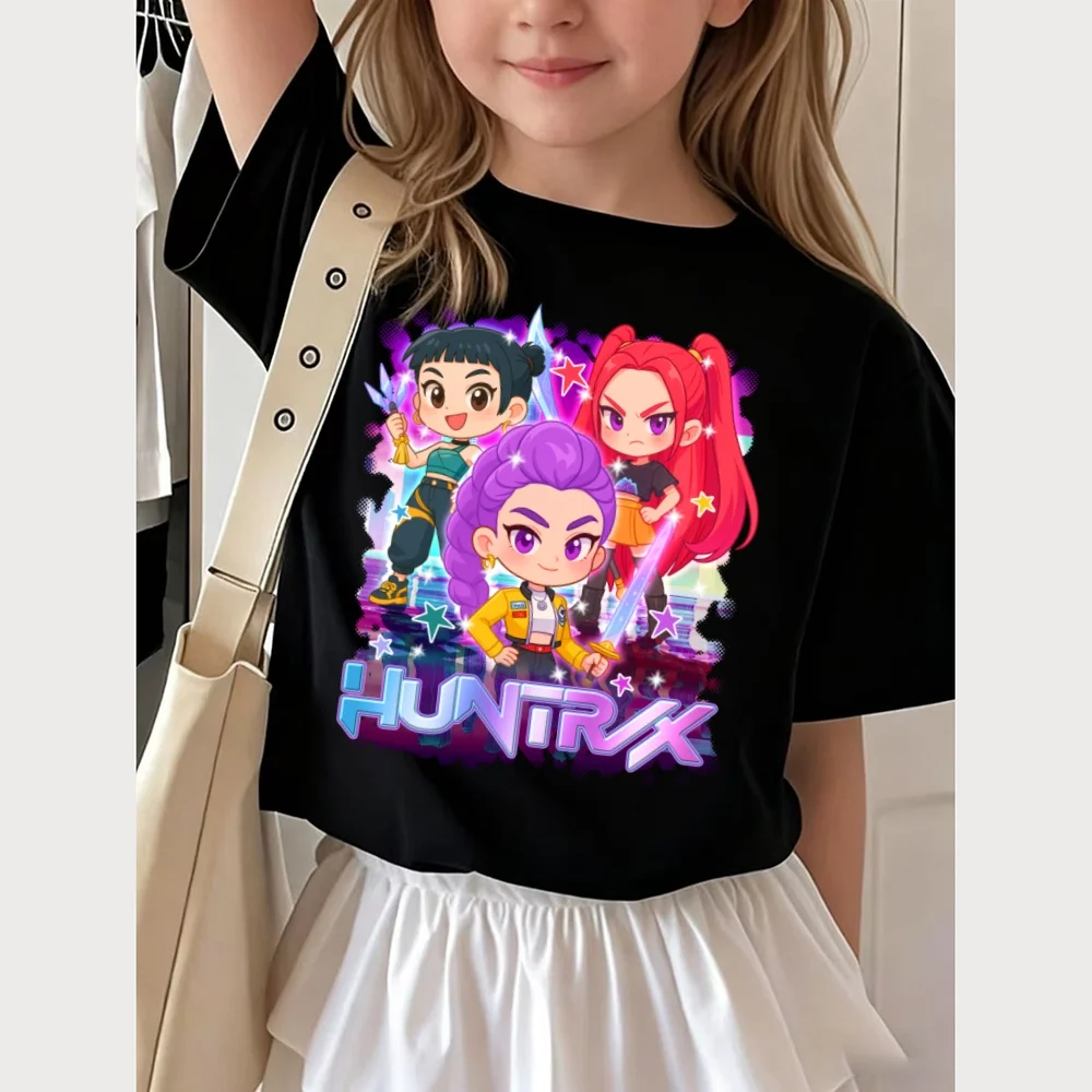 Toddler Girl Clothes Kpop Demon Hunters Cartoon Tee Shirt Funny Gift for Fans Harajuku Cool Kids T-shirts Summer Tops
Toddler Girl Clothes Kpop Demon Hunters Cartoon Tee Shirt Funny Gift for Fans Harajuku Cool Kids T-shirts Summer Tops
