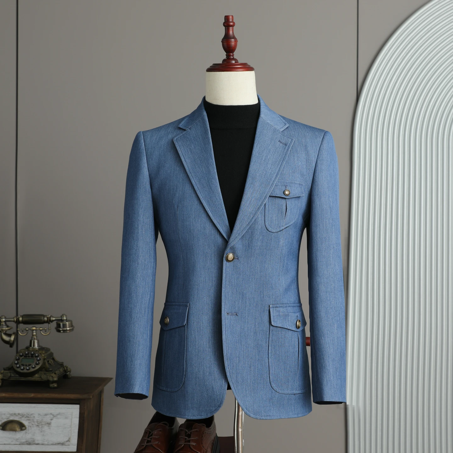 Casual suit jacket for men, fashionable and cool, high-end spring and autumn style, stylish and cool, old money style uniform
Casual suit jacket for men, fashionable and cool, high-end spring and autumn style, stylish and cool, old money style uniform