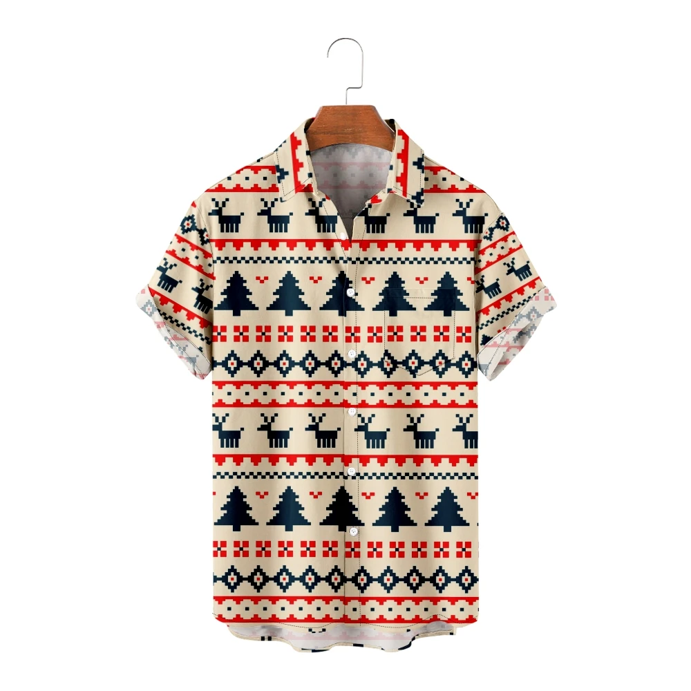 Classic Christmas Design Shirts for Men Short Sleeve Summer Beach Vacation Shirt Breathable
Classic Christmas Design Shirts for Men Short Sleeve Summer Beach Vacation Shirt Breathable
