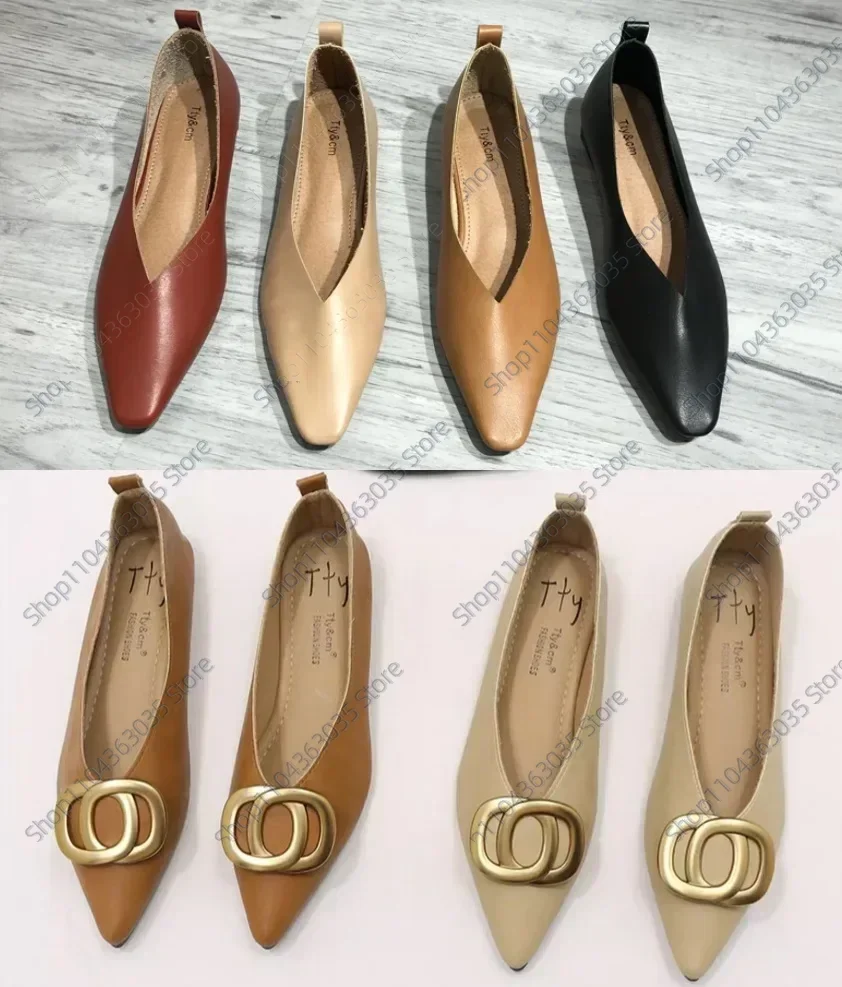2025 New Spring Flat Shoes Leisure Women Flats Female Soft Sole Ladies Footwear Comfortable Casual Lady Square Toe Shoes
2025 New Spring Flat Shoes Leisure Women Flats Female Soft Sole Ladies Footwear Comfortable Casual Lady Square Toe Shoes