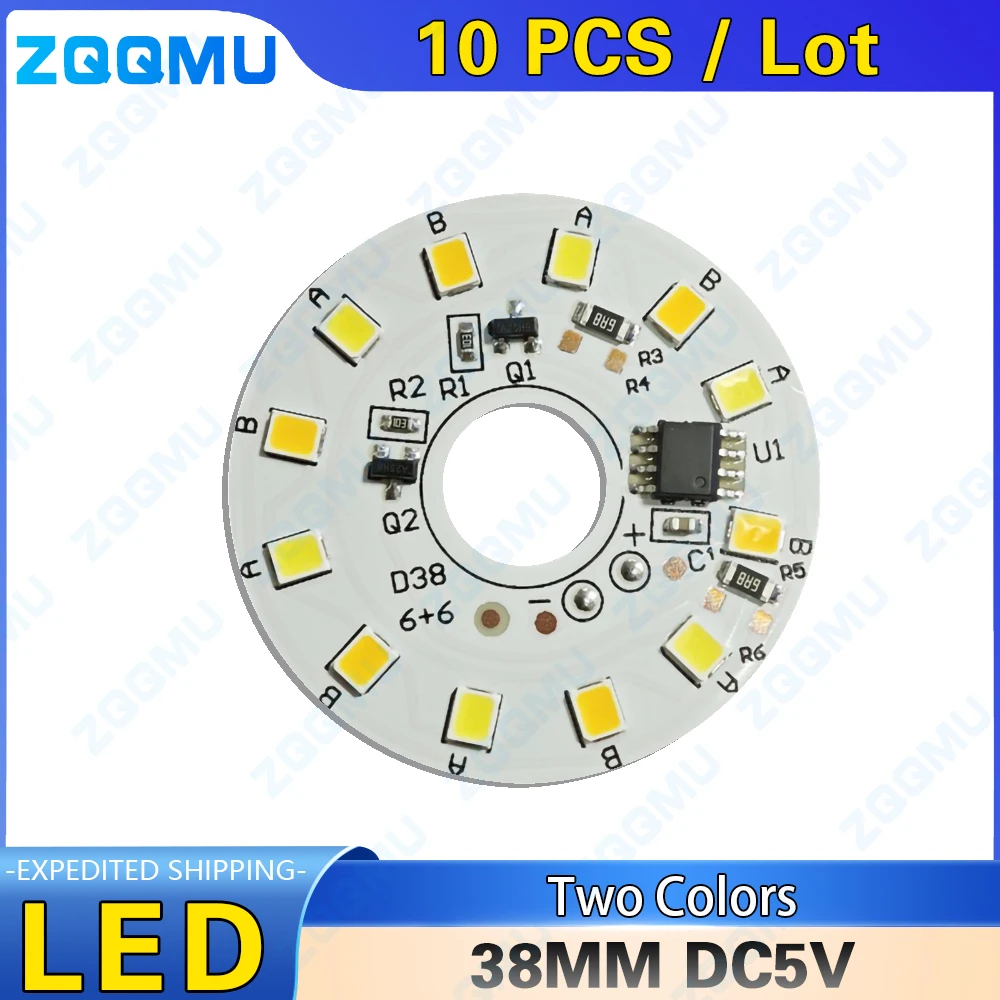 10 pieces 3W 5V light panel light source LED light panel white light warm white dual color temperature switch color changing nig
10 pieces 3W 5V light panel light source LED light panel white light warm white dual color temperature switch color changing nig