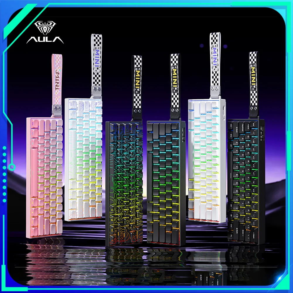 AULA Mini60 HE Magnetic Switch Keyboard RGB Tri Mode Wireless Mechanical Keyboard 8000Hz 0.01mmRT Gaming Keyboard Gamer Gifts
AULA Mini60 HE Magnetic Switch Keyboard RGB Tri Mode Wireless Mechanical Keyboard 8000Hz 0.01mmRT Gaming Keyboard Gamer Gifts