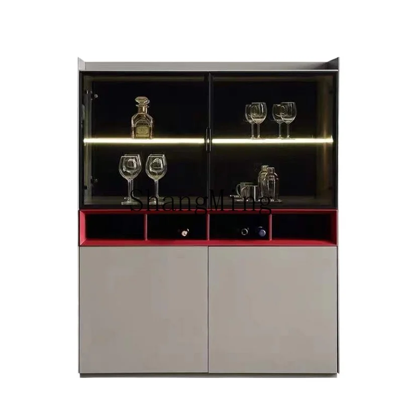 ZYH Modern Simple Light Luxury Wine Cabinet Living Room Household Wall High-grade Glass Double Door Display Cabinet with Light
ZYH Modern Simple Light Luxury Wine Cabinet Living Room Household Wall High-grade Glass Double Door Display Cabinet with Light