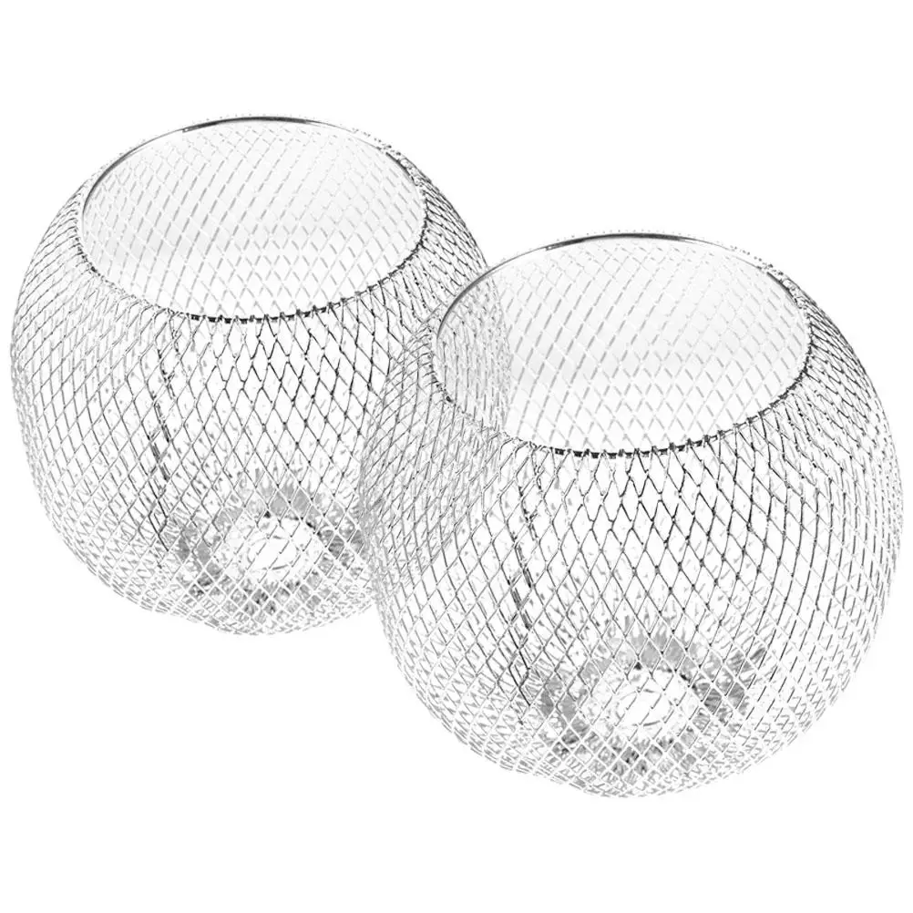 2 Pcs Chandelier Shade Hollow Metal Cage Lampshade Frame Lighting Pendant Iron Wire Cover Bedroom Living Room Decor
2 Pcs Chandelier Shade Hollow Metal Cage Lampshade Frame Lighting Pendant Iron Wire Cover Bedroom Living Room Decor