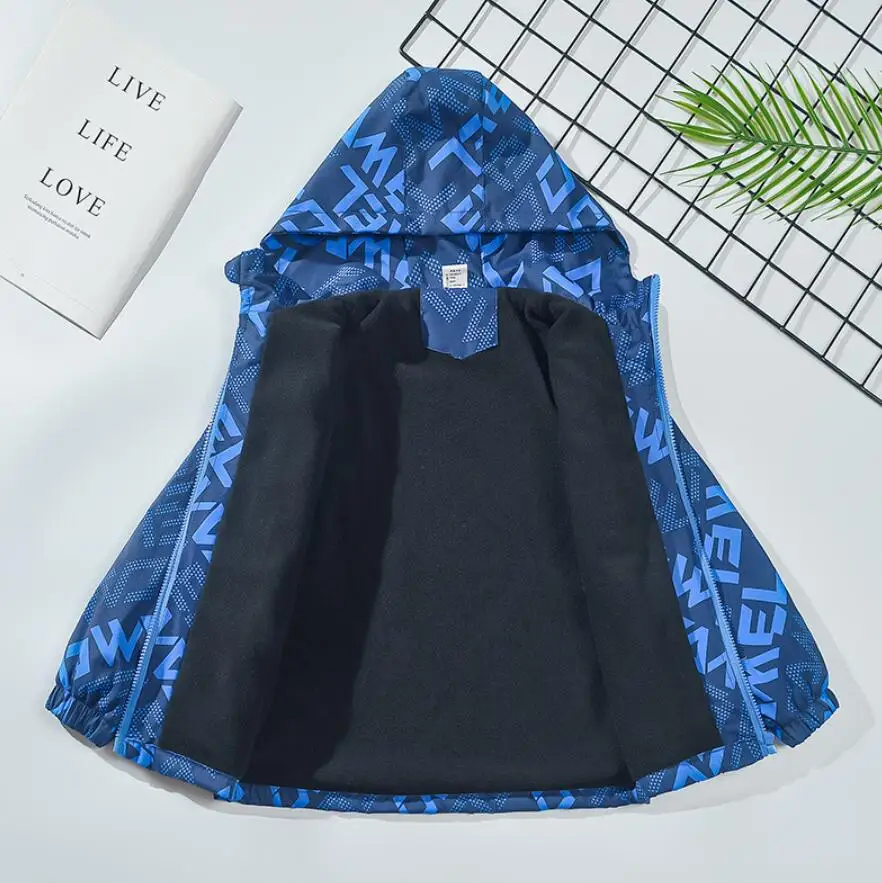 Boys Waterproof Hooded Outdoor Jacket 8 S3f26cb74cc60424587edbc7f59f3cb55b