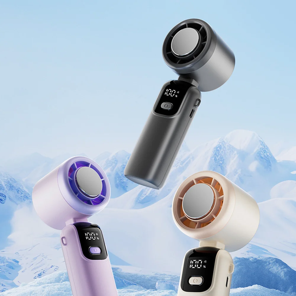 2025 New Semiconductor Refrigeration Handheld Fan 29000 RPM High-speed Violent Turbo Fan Folding Neck Hanging Ice Pack Small Fan
2025 New Semiconductor Refrigeration Handheld Fan 29000 RPM High-speed Violent Turbo Fan Folding Neck Hanging Ice Pack Small Fan