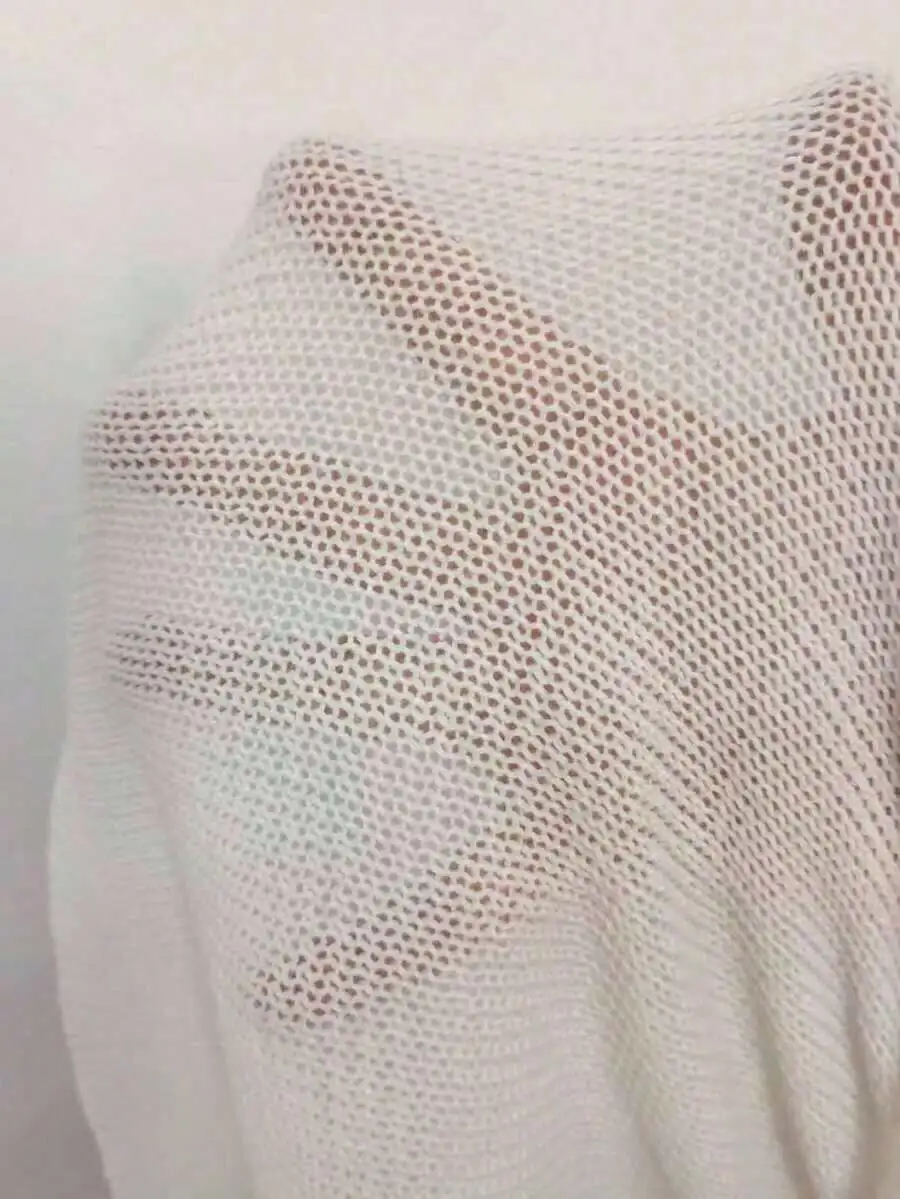 White Knitted Solid Color Resort Style Womens Swimsuit Skirt Cover Up
White Knitted Solid Color Resort Style Womens Swimsuit Skirt Cover Up