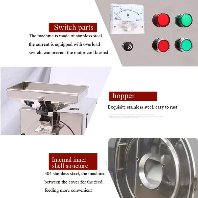 New Multi-Functional Kitchen Sesame Grinding Machine Peanut Flour Maker Nut Processor for Healthy Cooking
New Multi-Functional Kitchen Sesame Grinding Machine Peanut Flour Maker Nut Processor for Healthy Cooking