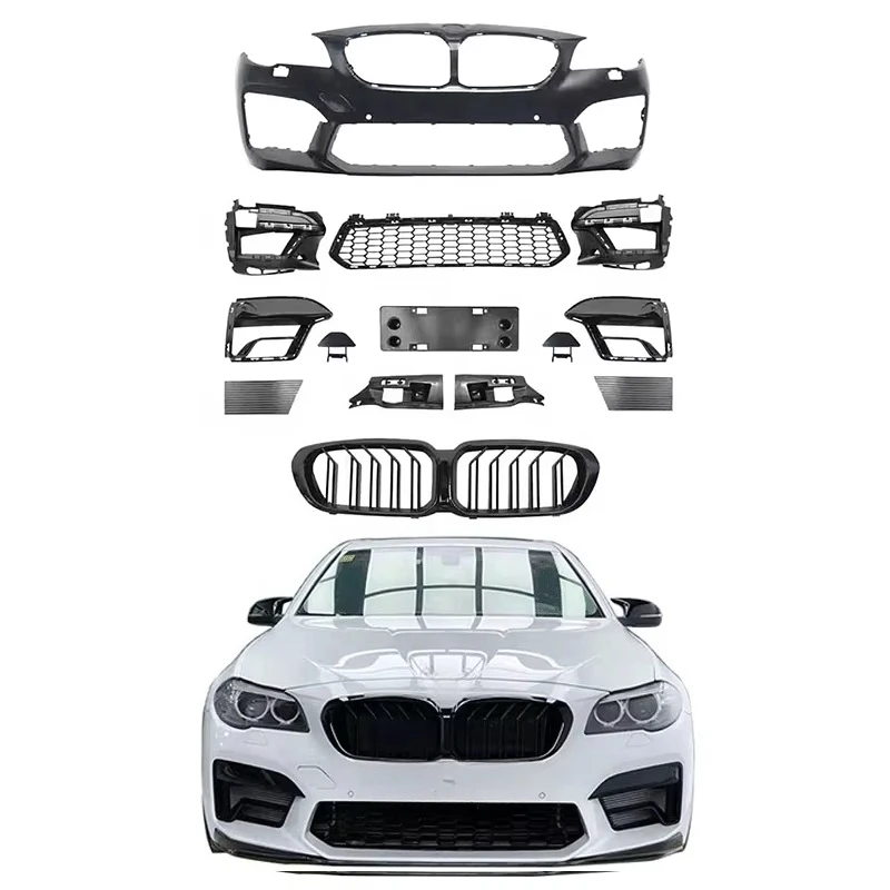 Автомобильные бамперы для 5-й серии F10 F18, обновление 2021 года, комплекты кузова M5 с сиамской большой решеткой
Автомобильные бамперы для 5-й серии F10 F18, обновление 2021 года, комплекты кузова M5 с сиамской большой решеткой