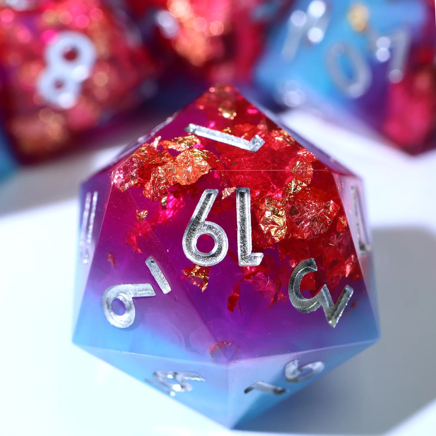 Mystic Handmade Resin DND Dice Set Dragon Fire Polyhedral RPG Dice for Dungeons and Dragons Role Playing Board Games Toys-N15
Mystic Handmade Resin DND Dice Set Dragon Fire Polyhedral RPG Dice for Dungeons and Dragons Role Playing Board Games Toys-N15