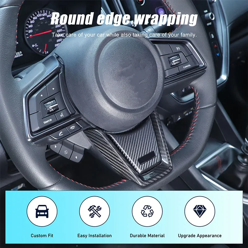 For Subaru WRX 2022-2023 Real Carbon Fiber Car Steering Wheel Base Frame Cover Trim Sticker Car Accessories
For Subaru WRX 2022-2023 Real Carbon Fiber Car Steering Wheel Base Frame Cover Trim Sticker Car Accessories